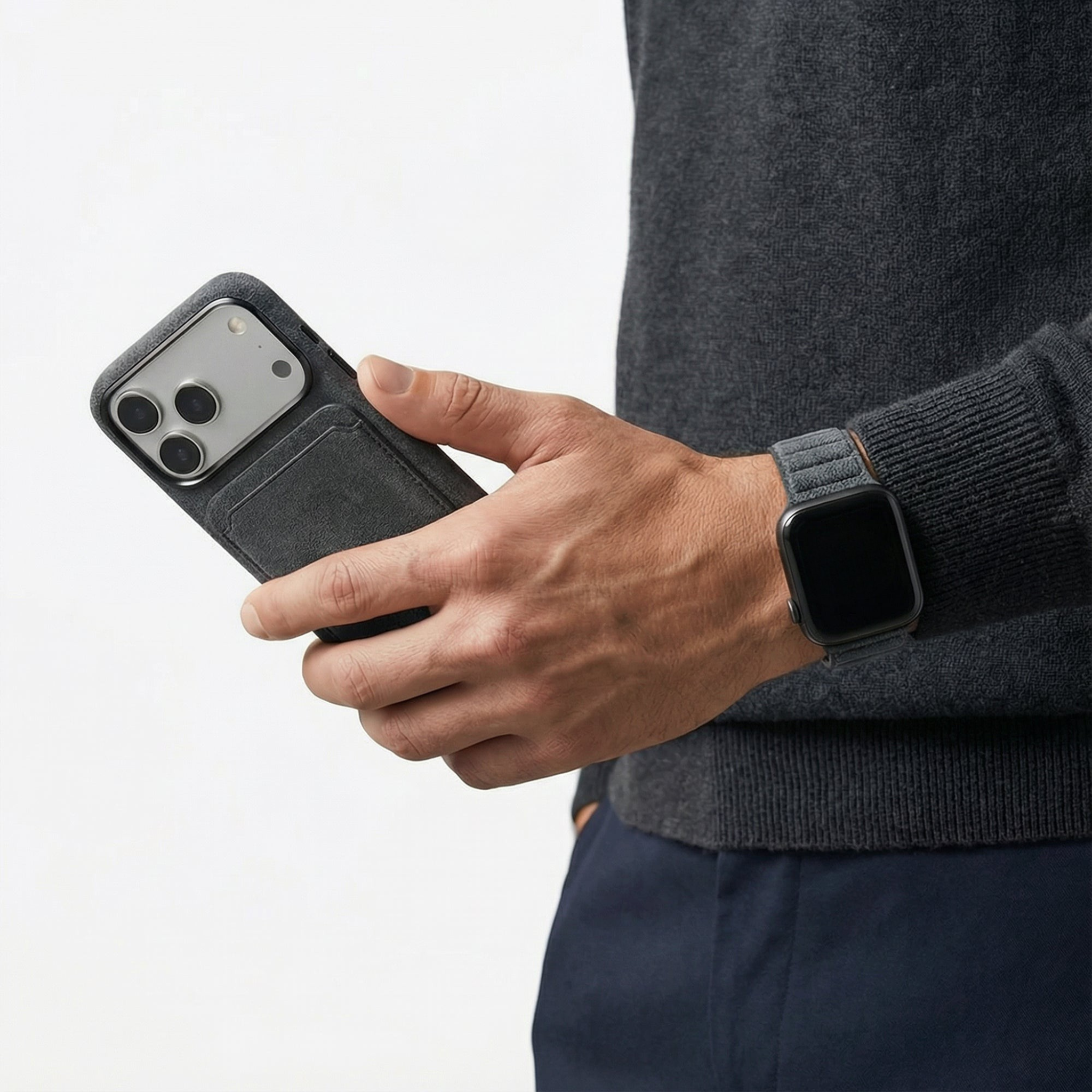 iPhone 17 Pro - Alcantara Case - Space Grey