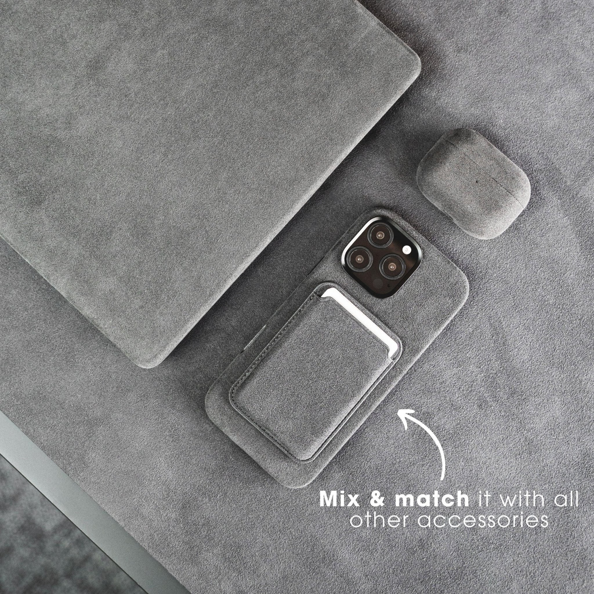 iPhone 17e - Alcantara Case - Space Grey
