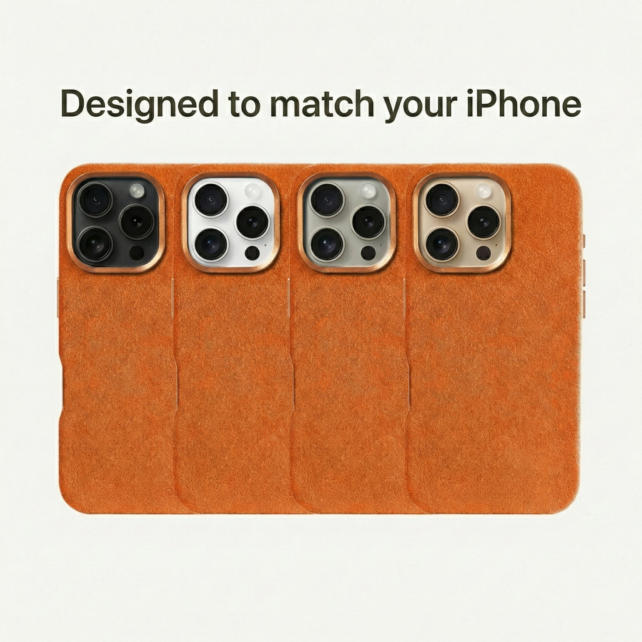 iPhone 16 Pro - Alcantara Case - Orange