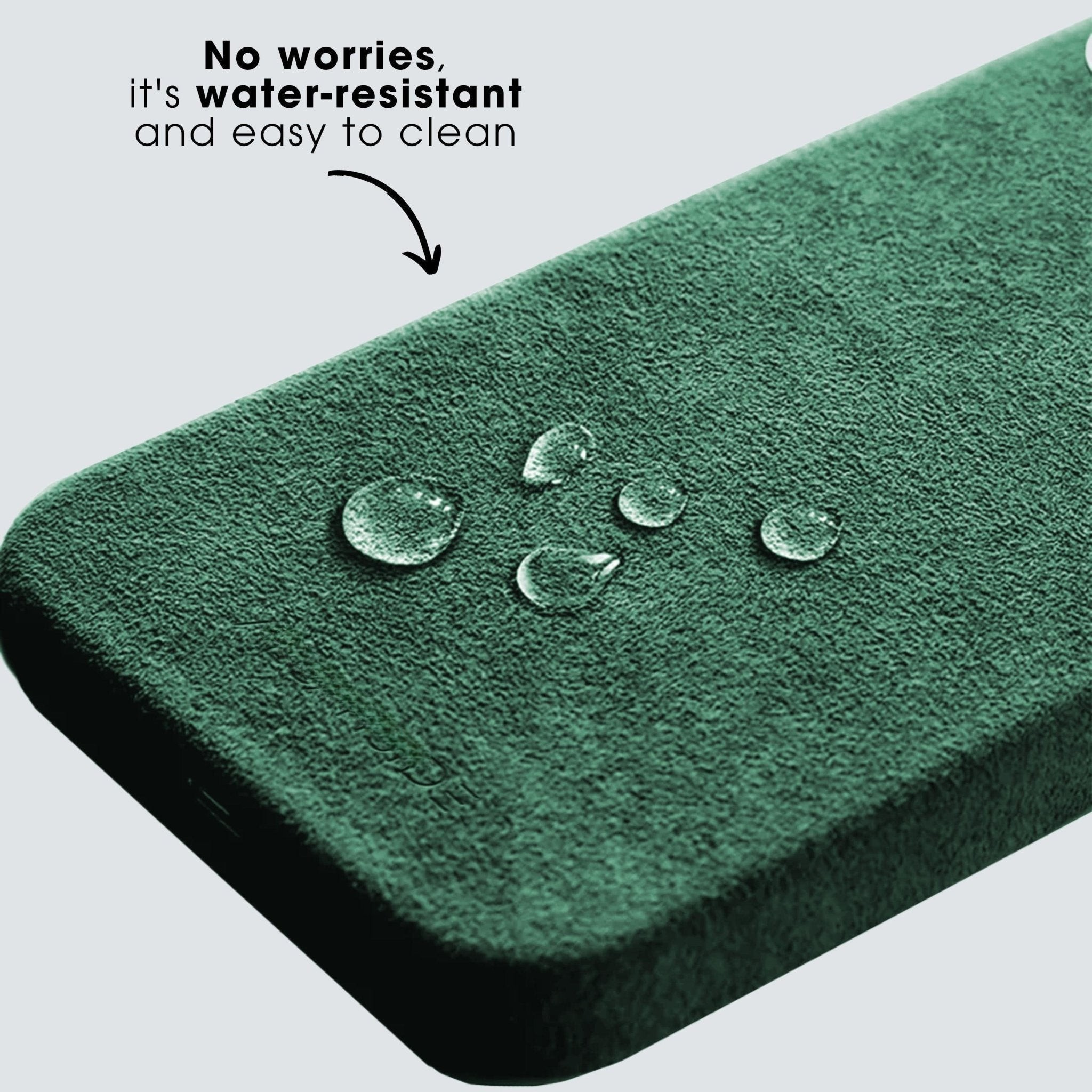 iPhone 15 Pro Max - Alcantara Case- Midnight Green