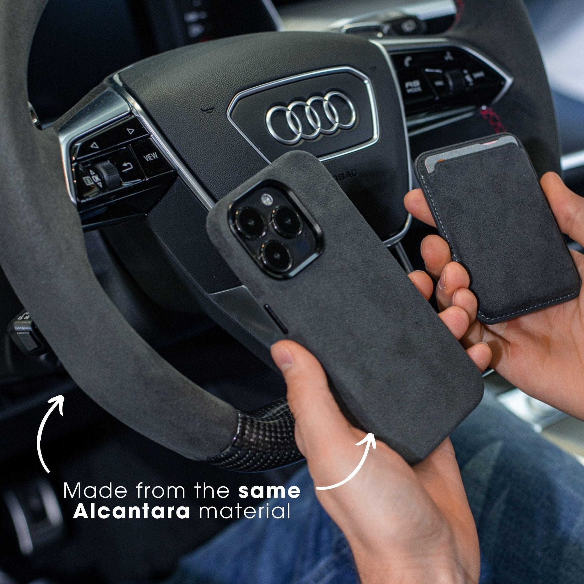 iPhone 15 Pro - Alcantara Case - Space Grey