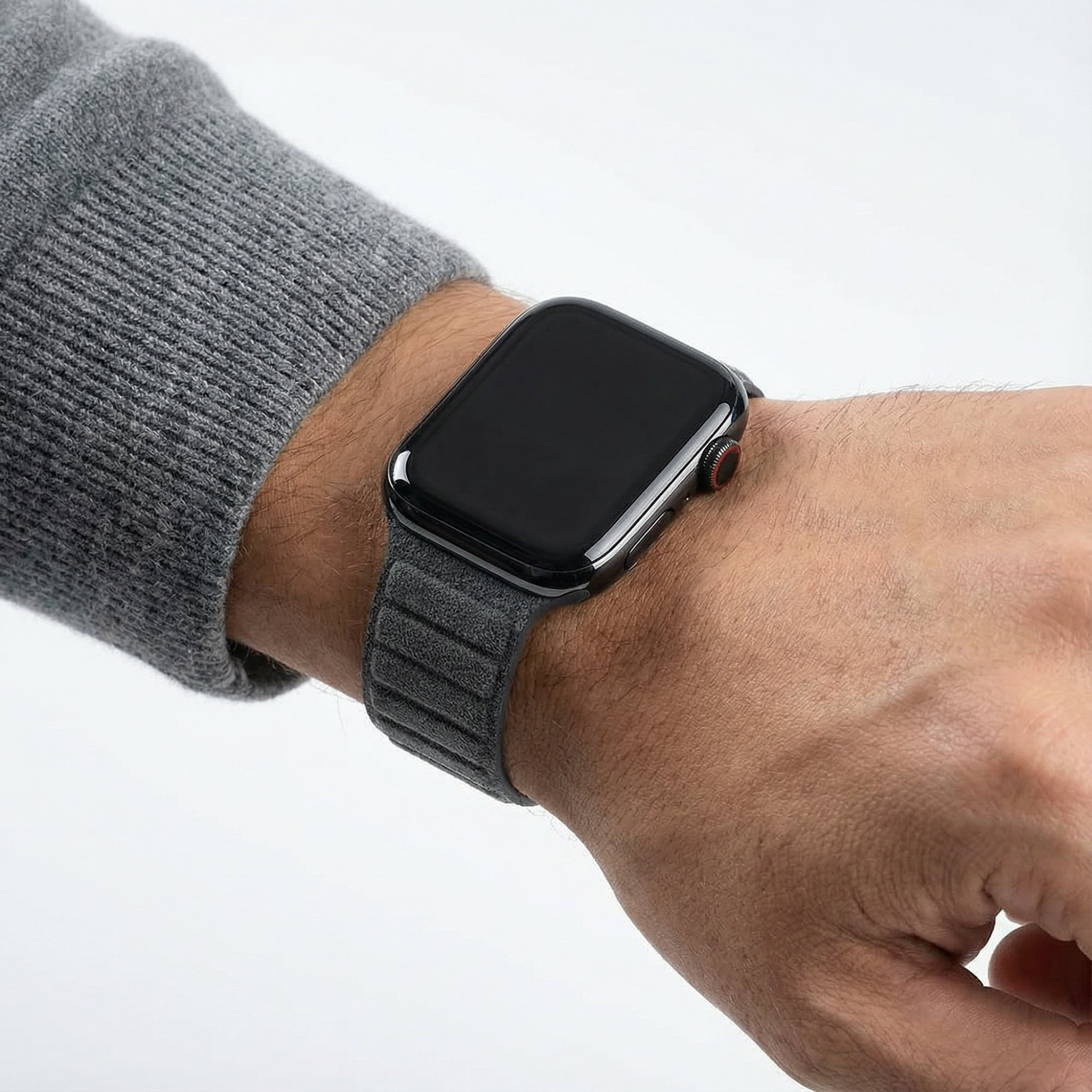 Alcantara Apple Watch Band - Space Grey - 42/44/45/46mm & Ultra (49mm)