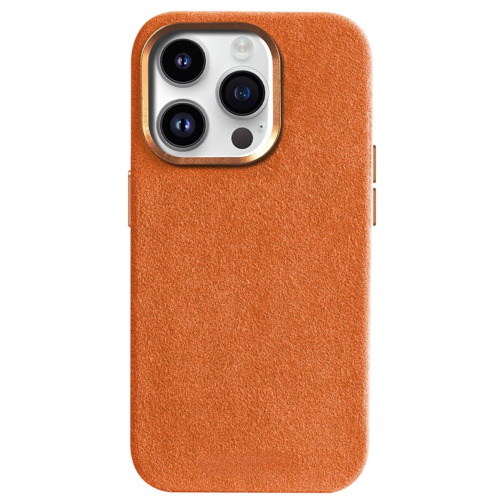 iPhone 12 Pro Max - Alcantara Case - Orange
