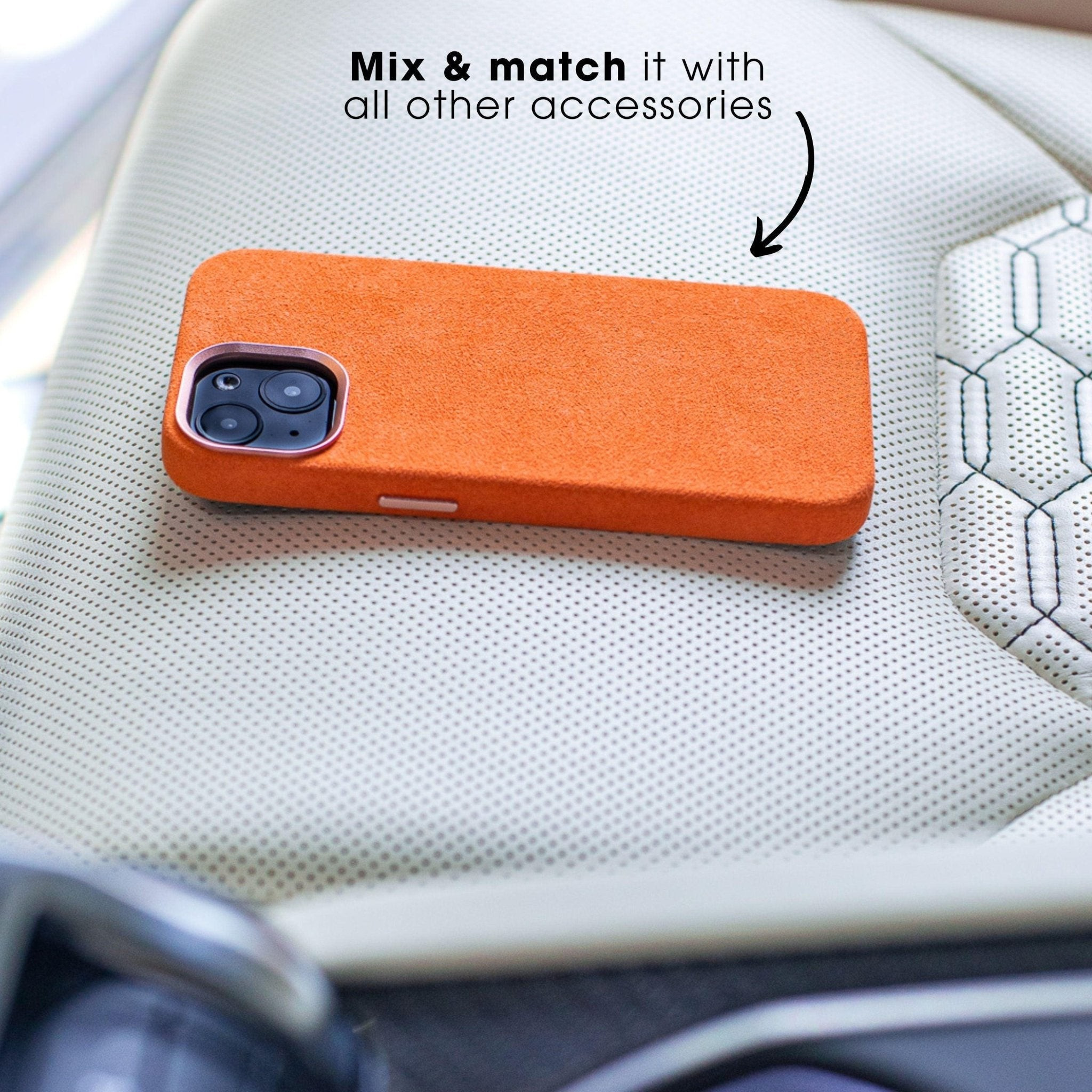iPhone 13 Pro Max - Alcantara Case - Orange