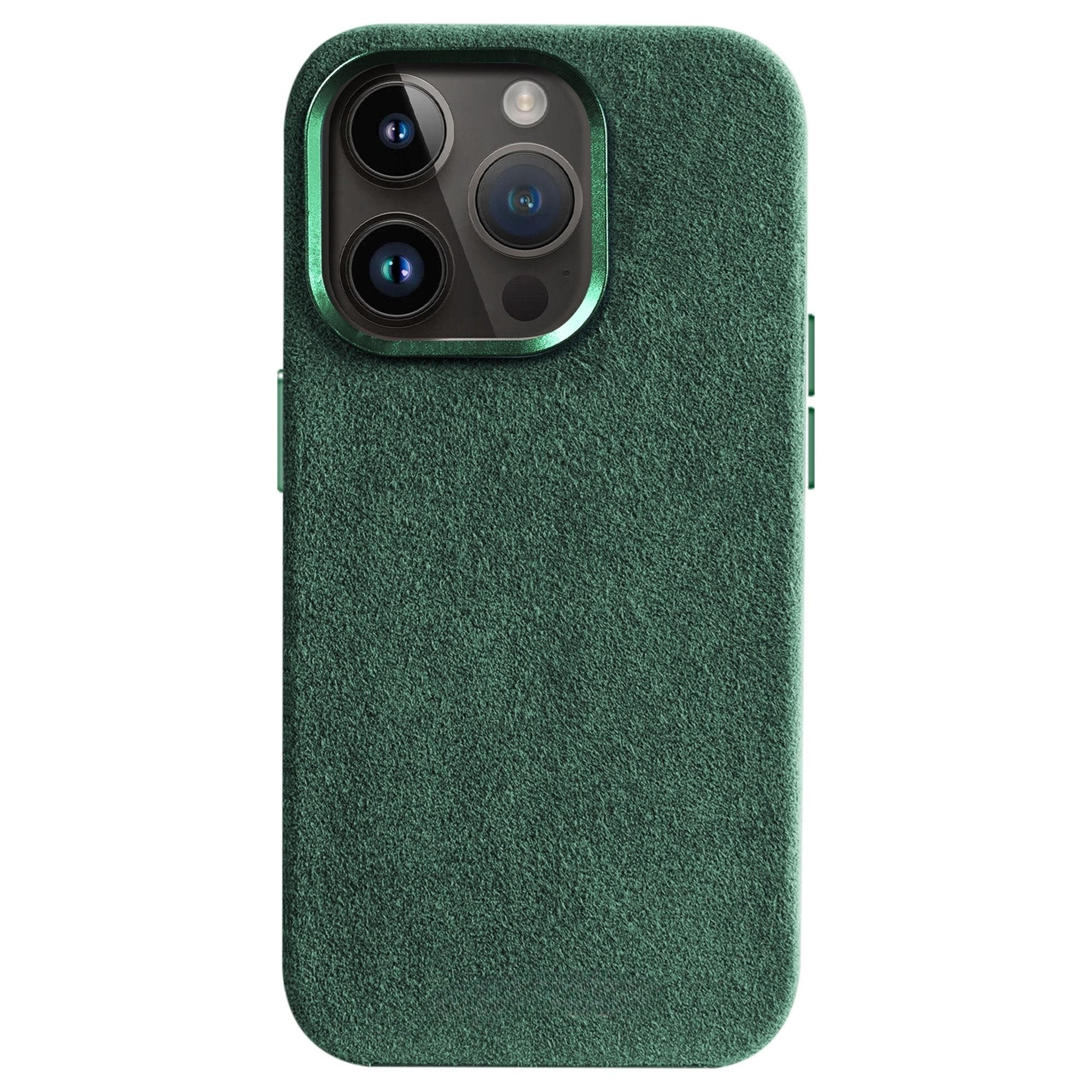 iPhone 14 Pro Max - Alcantara Case- Midnight Green
