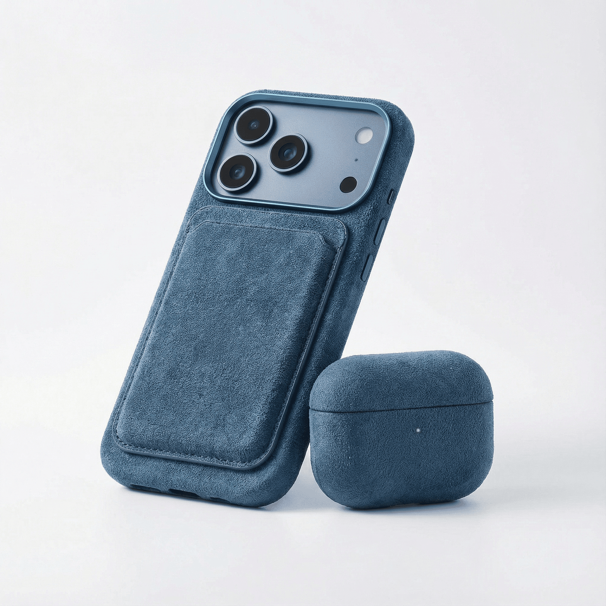 AirPods Pro (2nd Generation) Alcantara Case - Ocean Blue