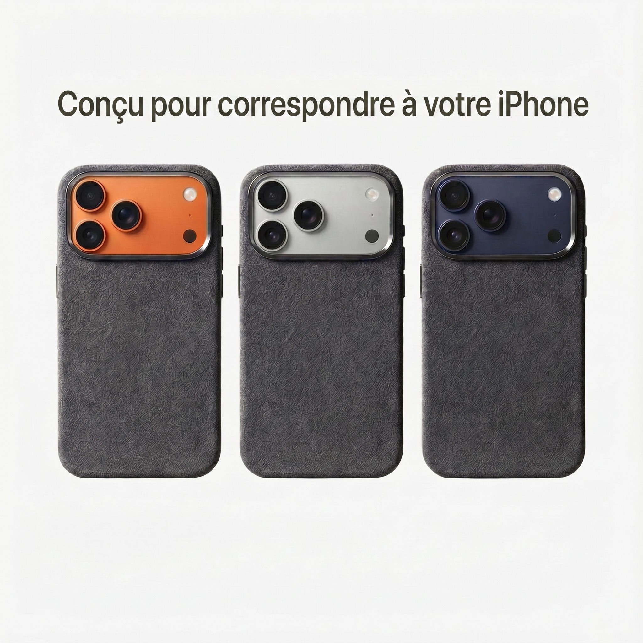 iPhone 17 Pro Max - Alcantara Case - Space Grey