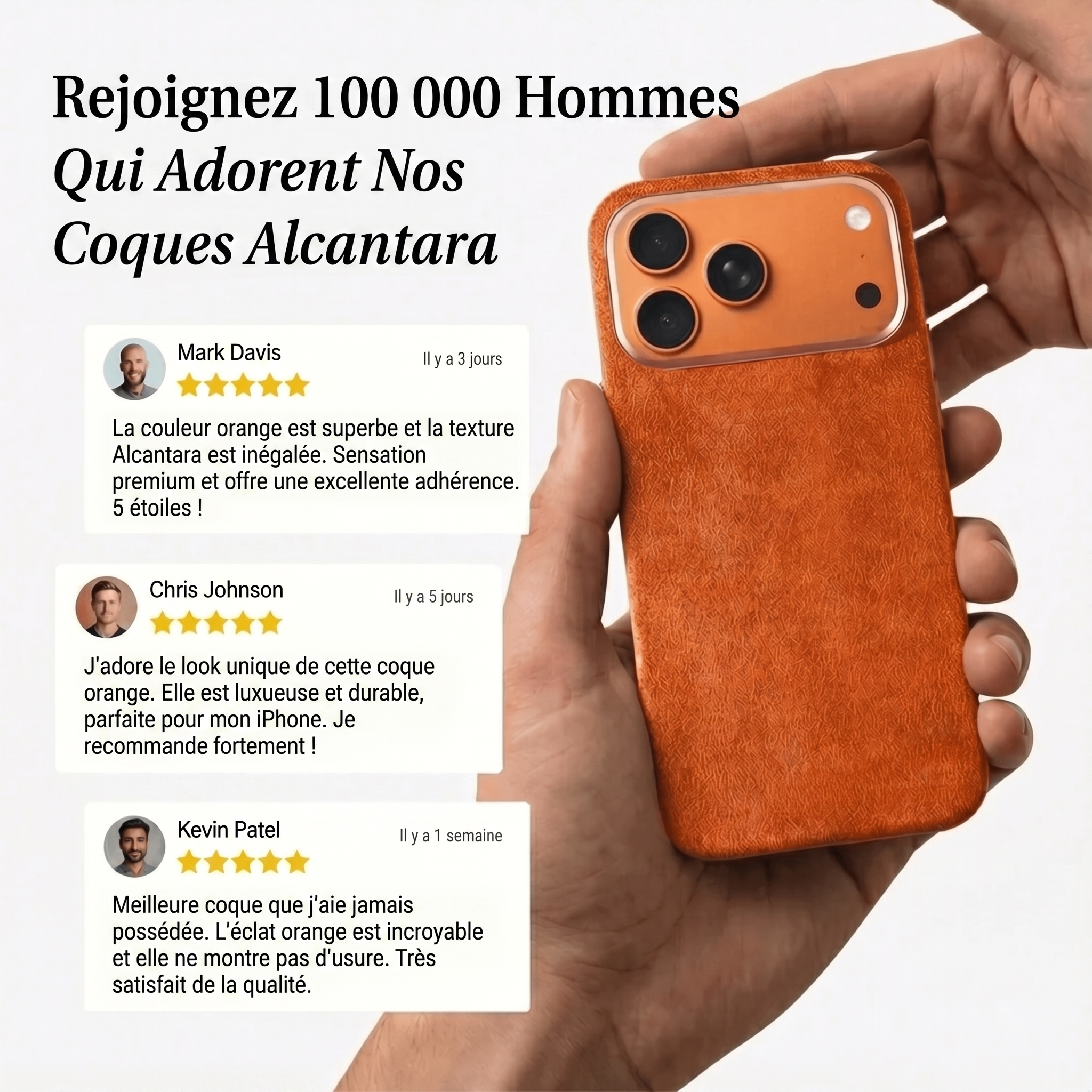 iPhone 17 Pro Max - Alcantara Case - Orange