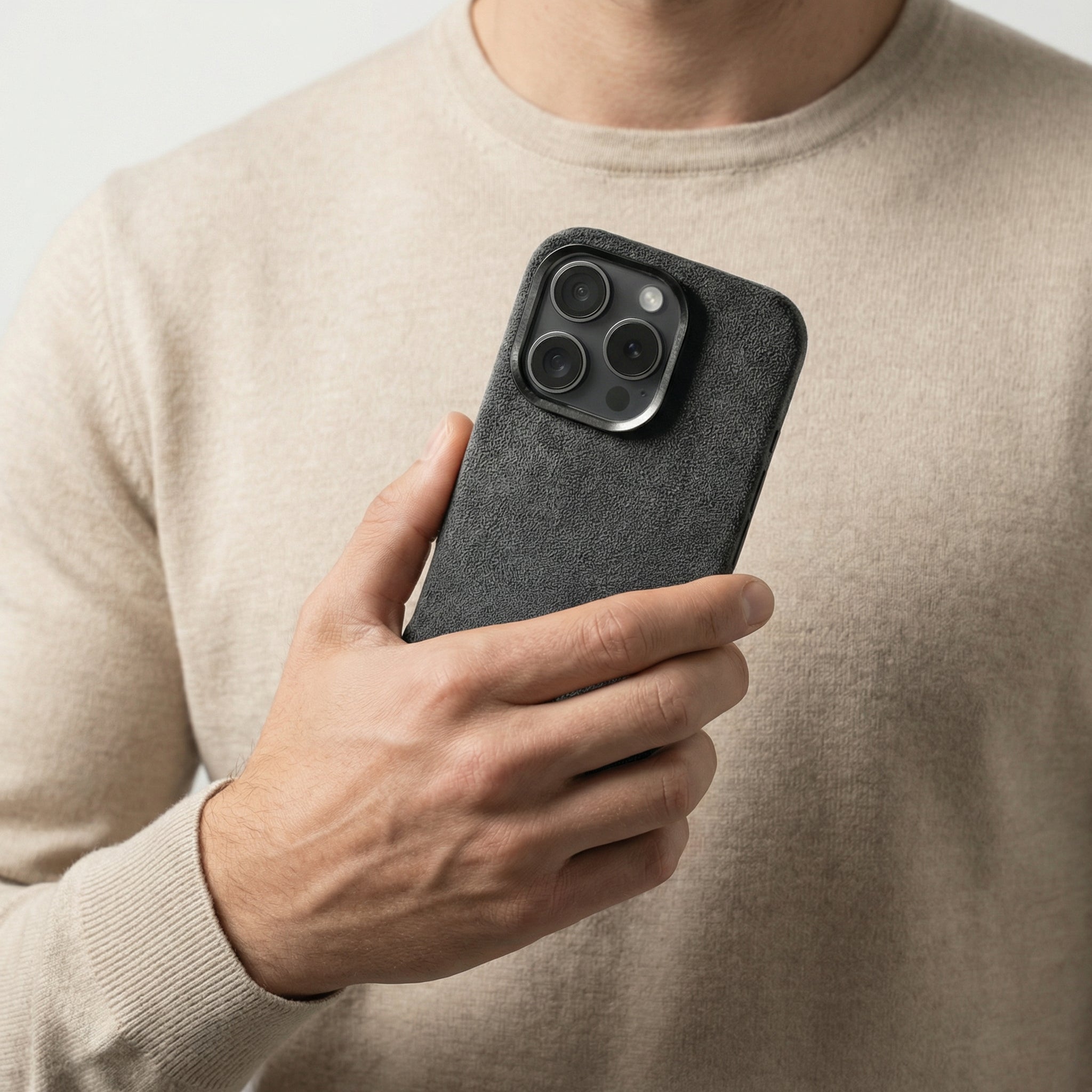 iPhone 16 Pro - Alcantara Case - Space Grey