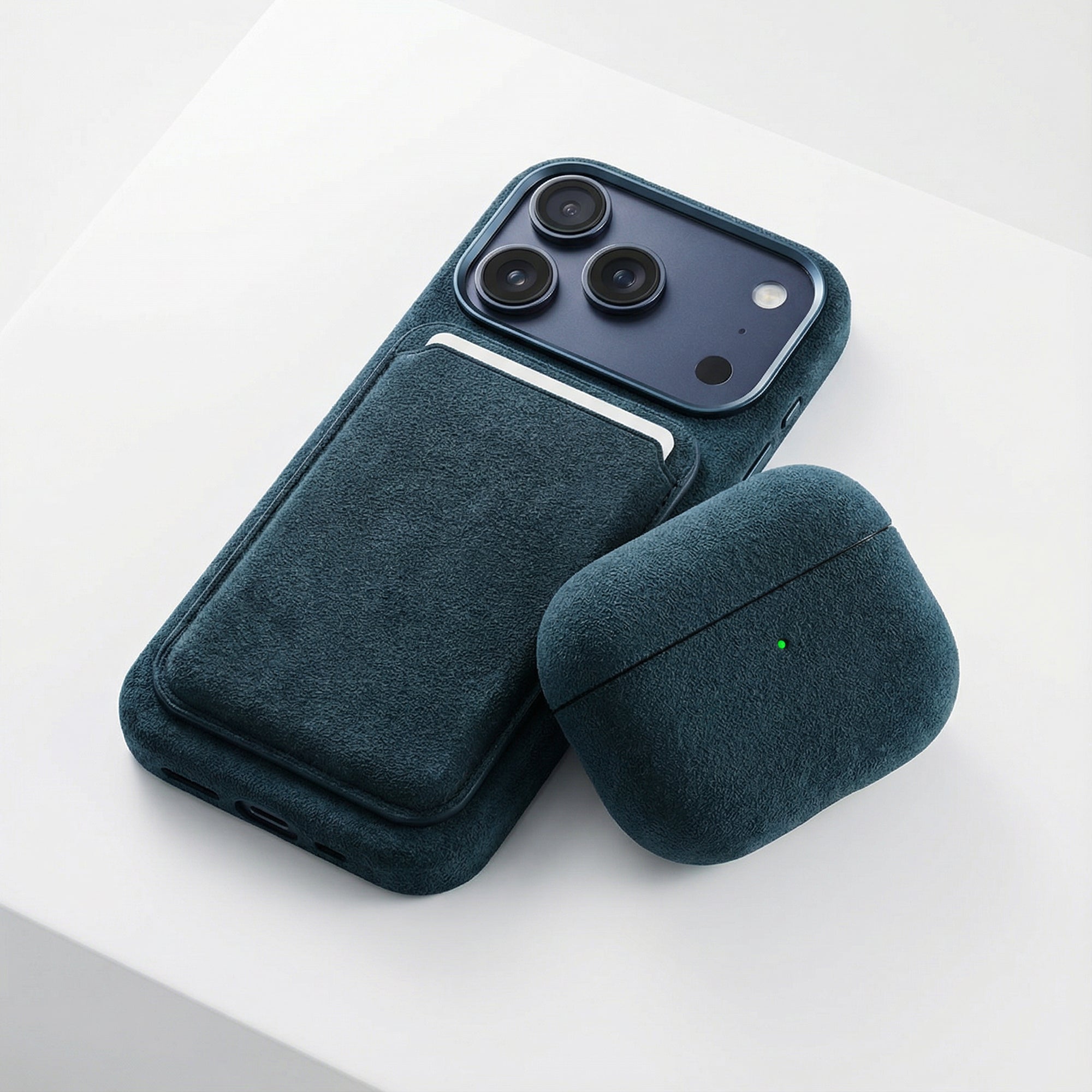 iPhone 17 Pro - Alcantara Case - Navy Blue