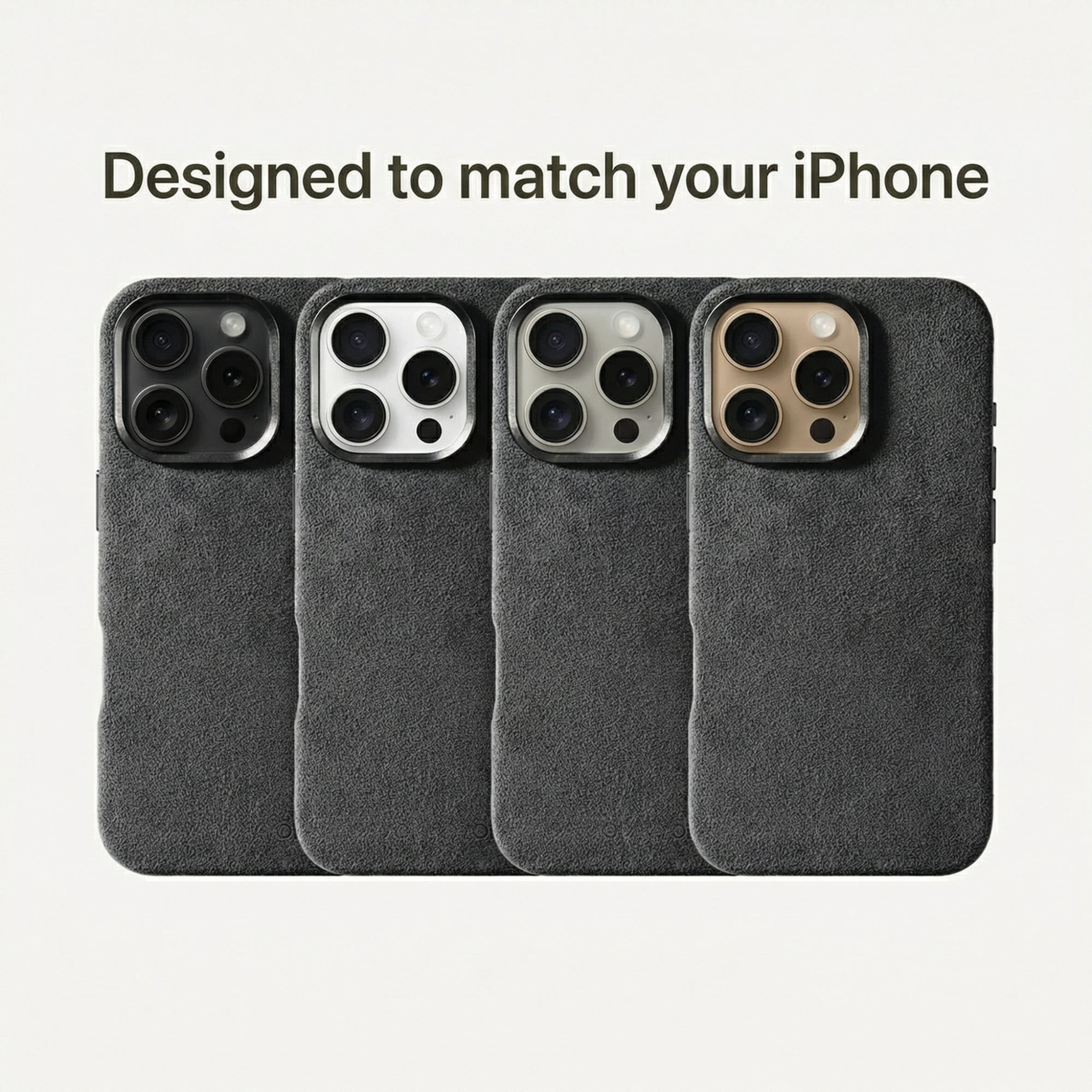 iPhone 16 Pro - Alcantara Case - Space Grey