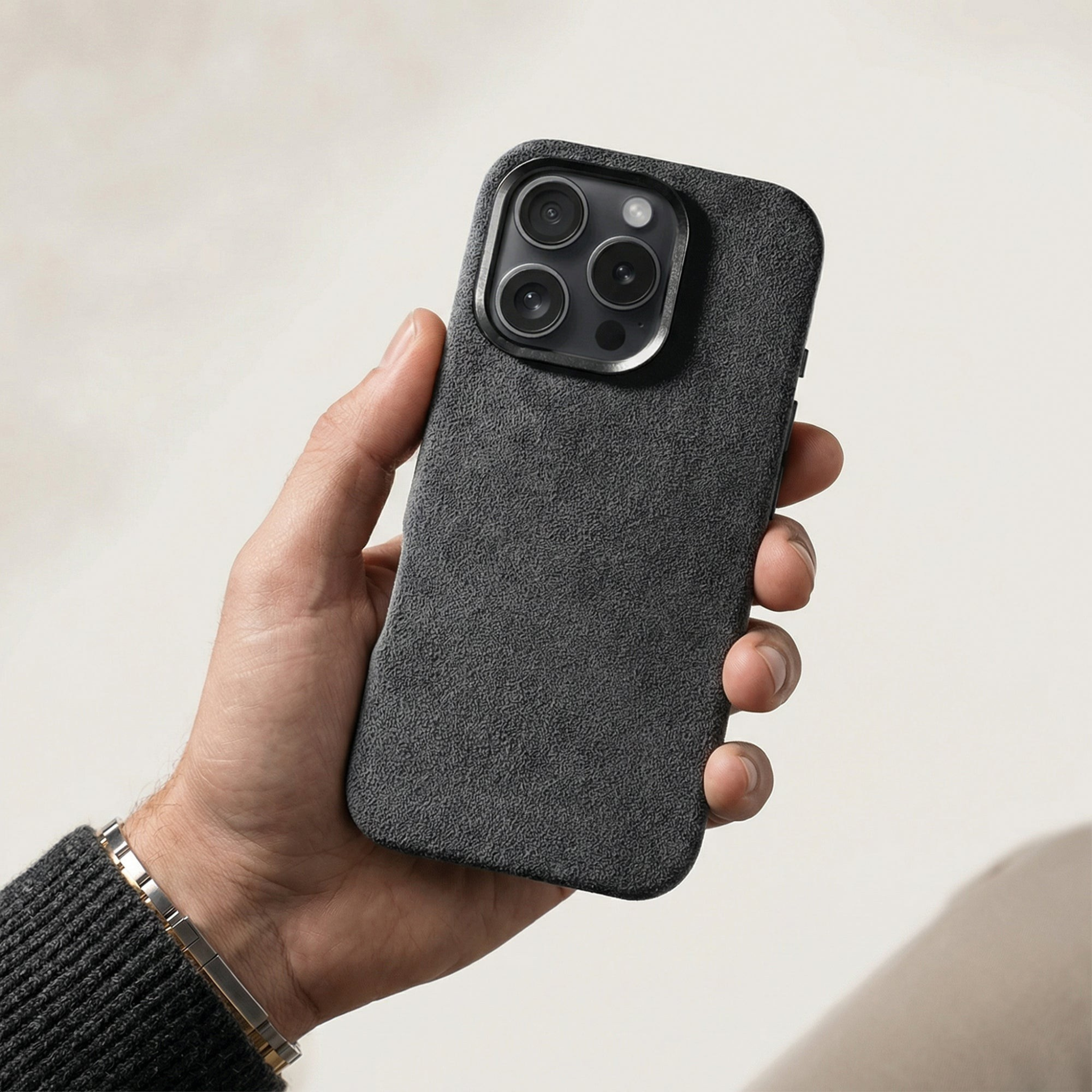 iPhone 16 Pro - Alcantara Case - Space Grey