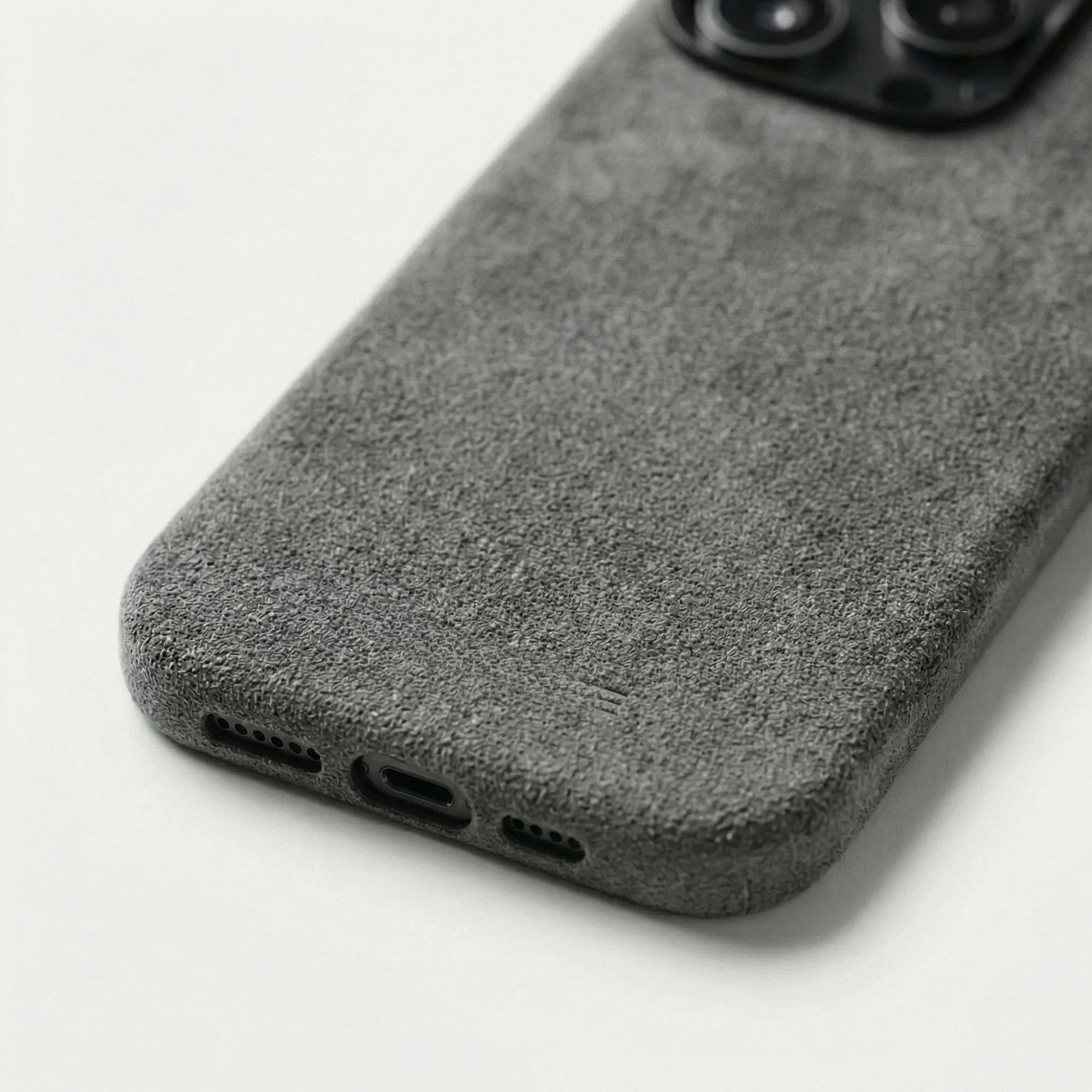 iPhone 16 Pro - Alcantara Case - Nardo Gray