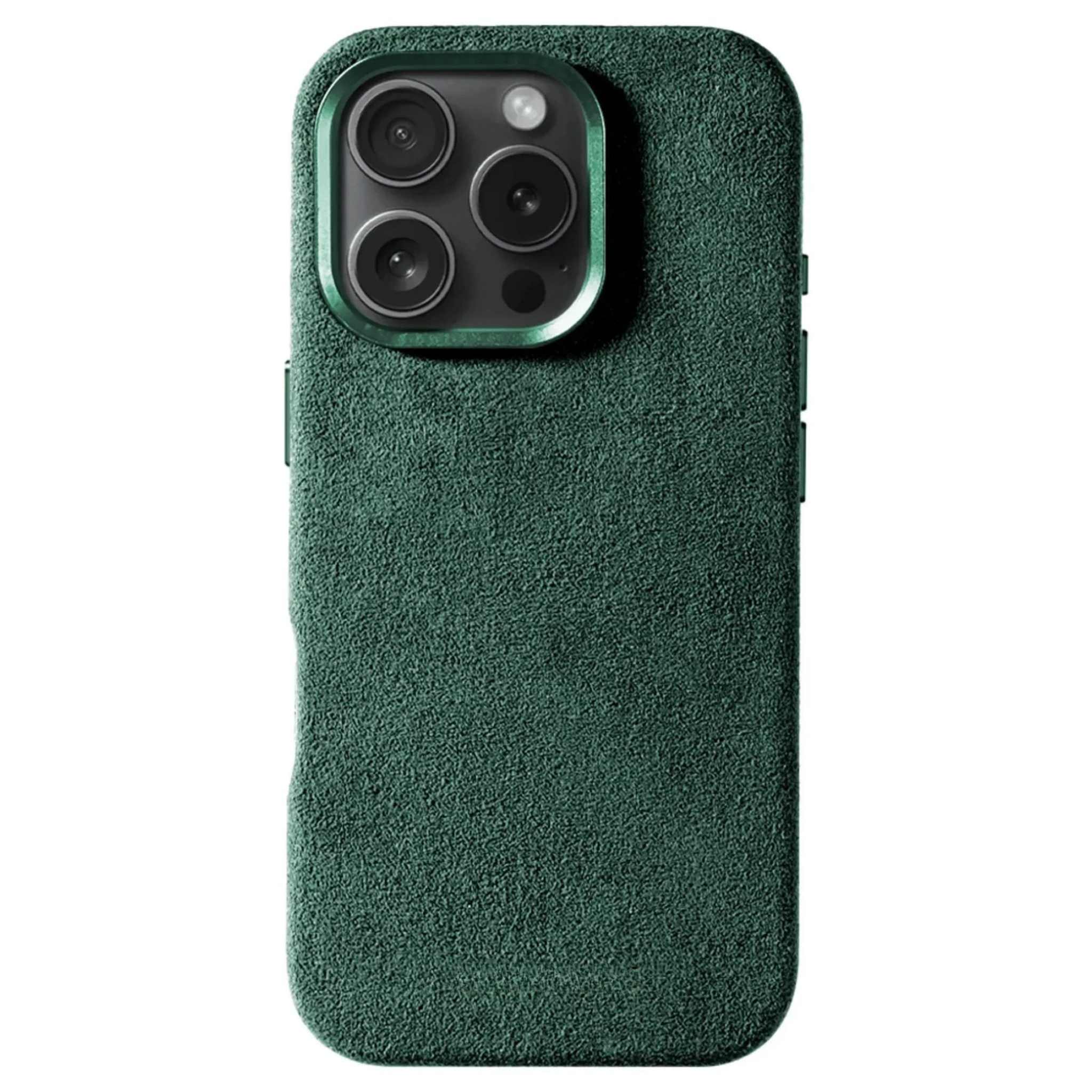 iPhone 16 Pro - Alcantara Case- Midnight Green