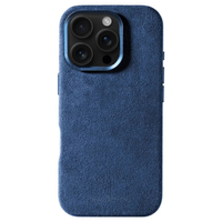 iPhone 16 Pro - Alcantara Case - Ocean blue