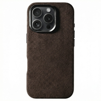 iPhone 16 Pro - Alcantara Case - Chocolate Brown