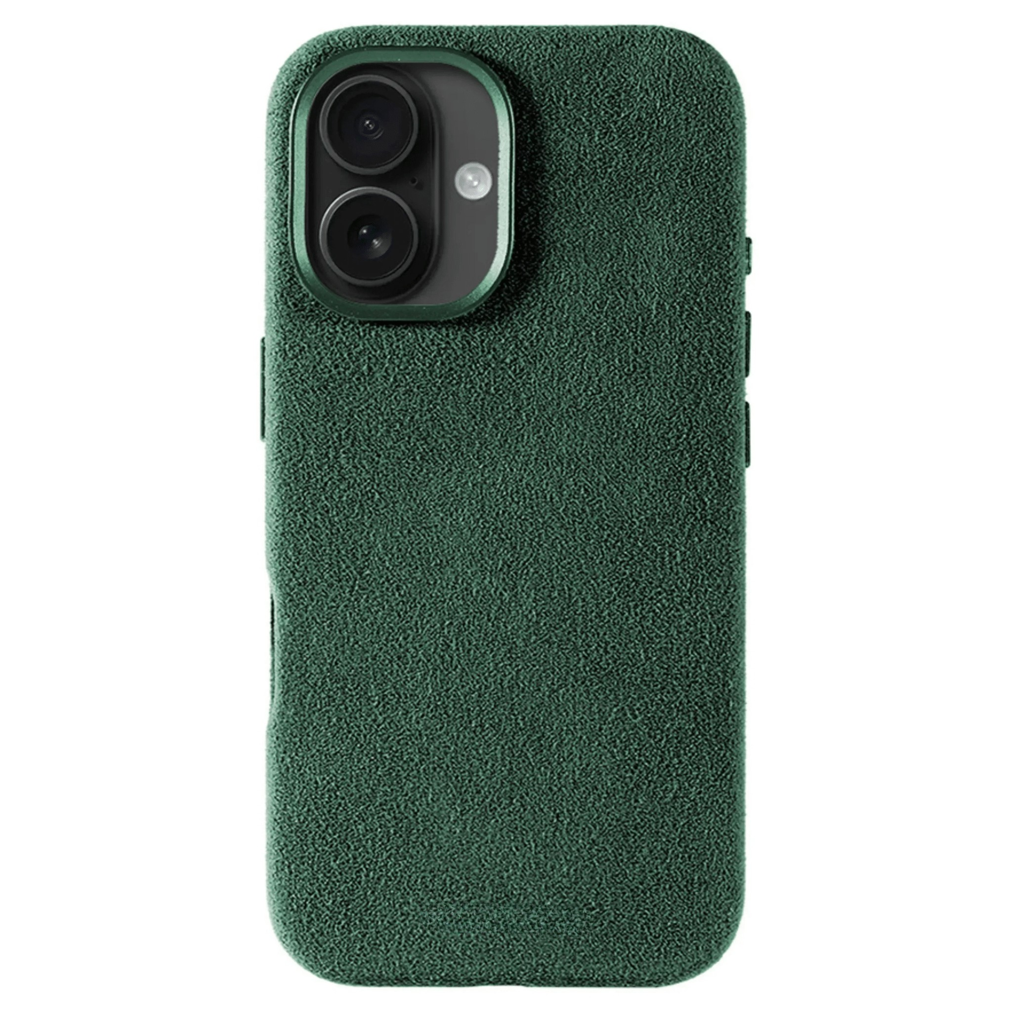 iPhone 16 Plus - Alcantara Case- Midnight Green