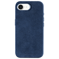 iPhone 16e - Alcantara Case - Ocean blue