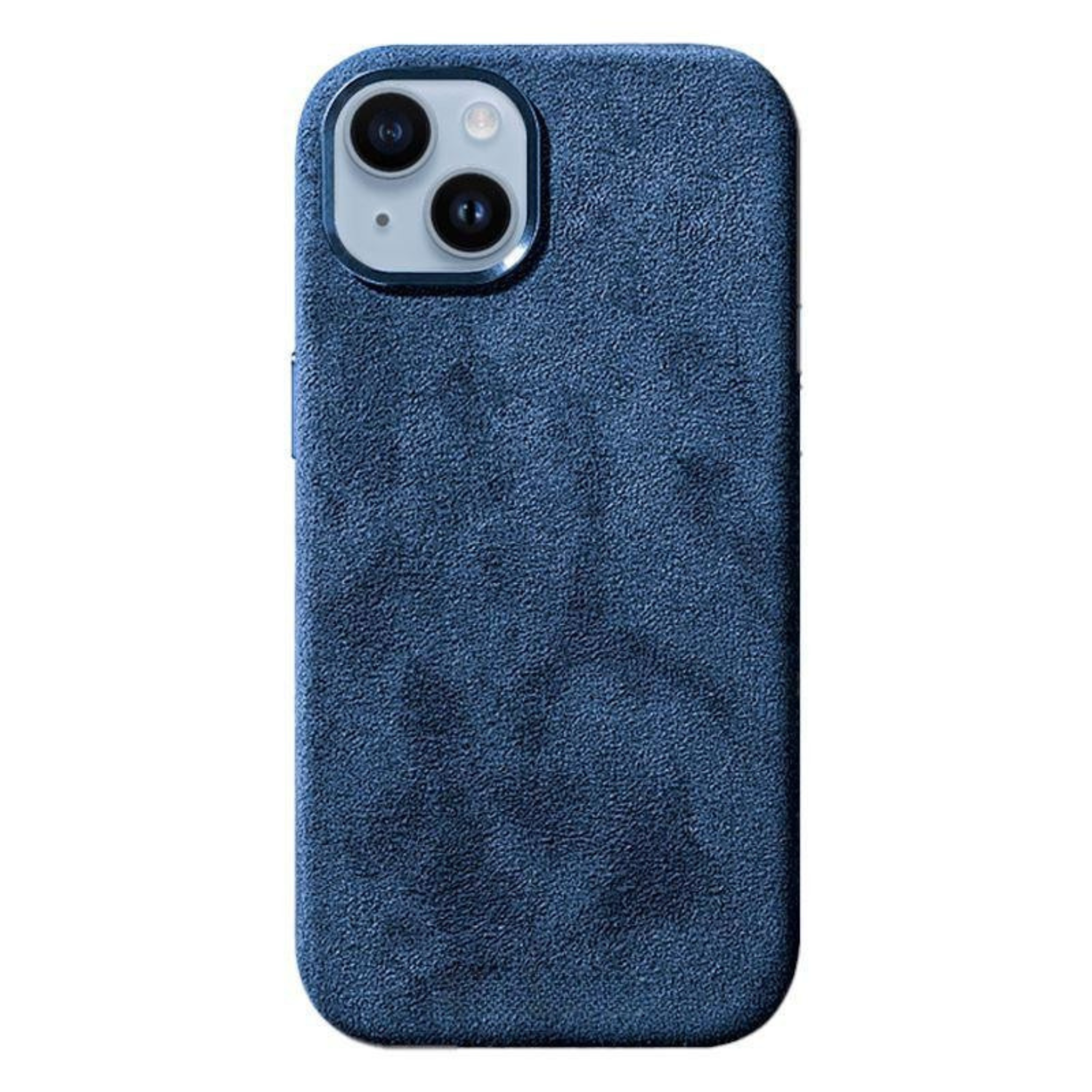 iPhone 15 Plus - Alcantara Case - Ocean blue