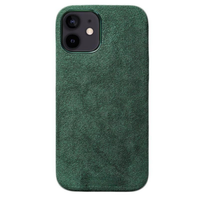 iPhone 12 Mini - Alcantara Case- Midnight Green