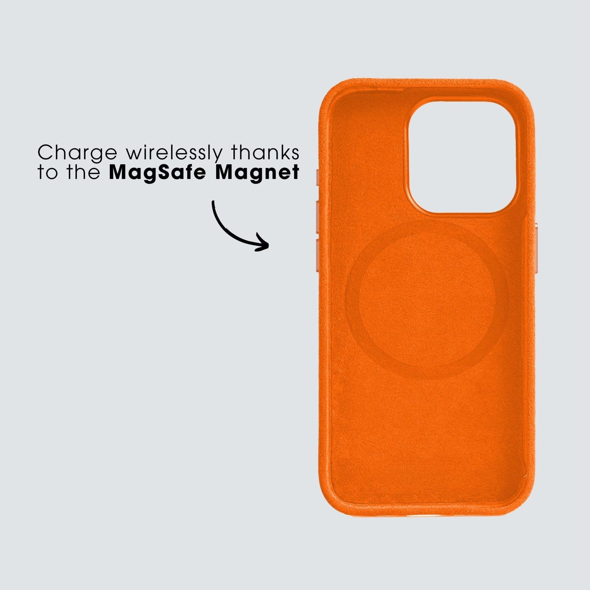iPhone 12 Pro Max - Alcantara Case - Orange