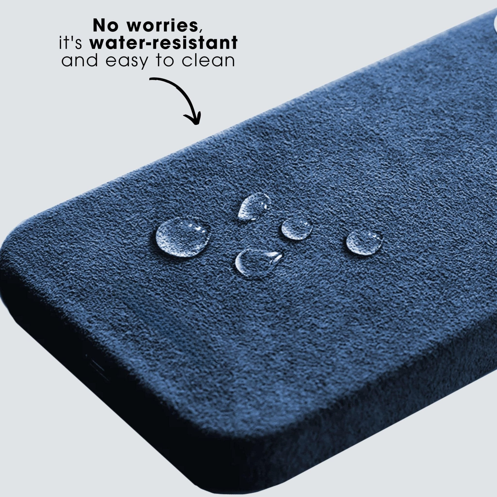 iPhone 12 Pro Max - Alcantara Case - Ocean blue