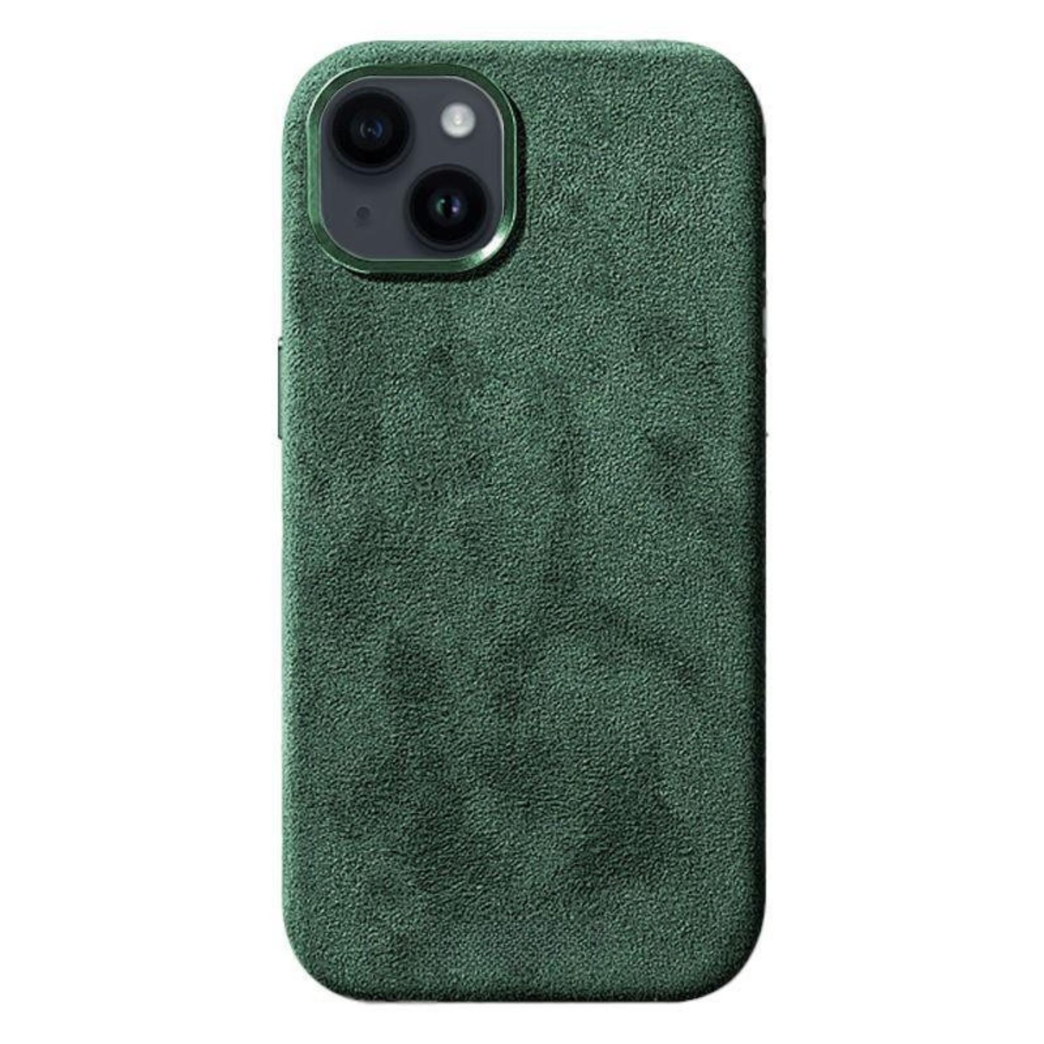 iPhone 14 - Alcantara Case- Midnight Green