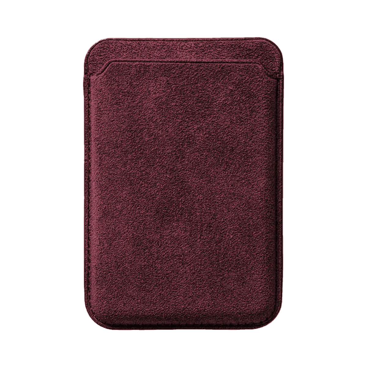 Alcantara MagSafe Wallet - Wine Red