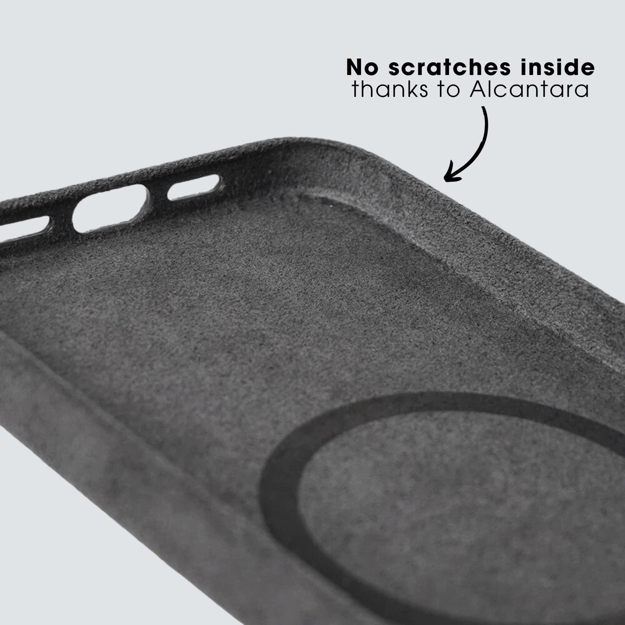iPhone 12 Pro Max - Alcantara Case - Space Grey