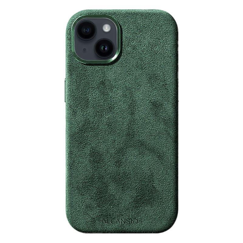 iPhone 13 Mini - Alcantara Case- Midnight Green