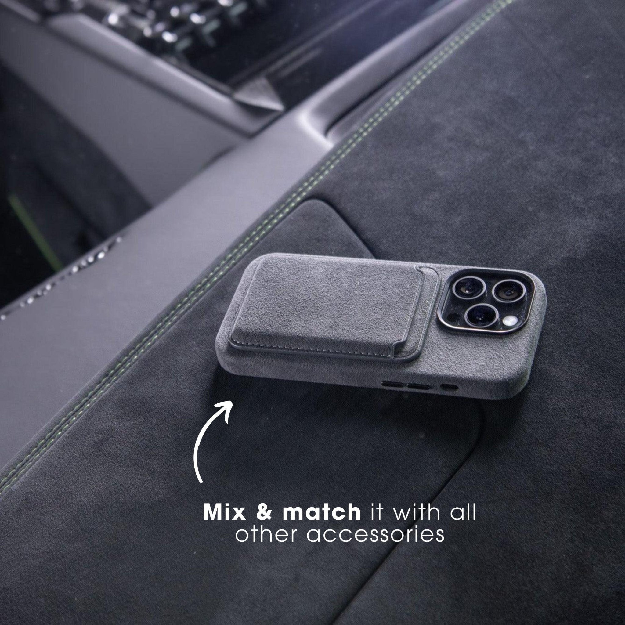 iPhone 13 Pro Max - Alcantara Case - Nardo Gray