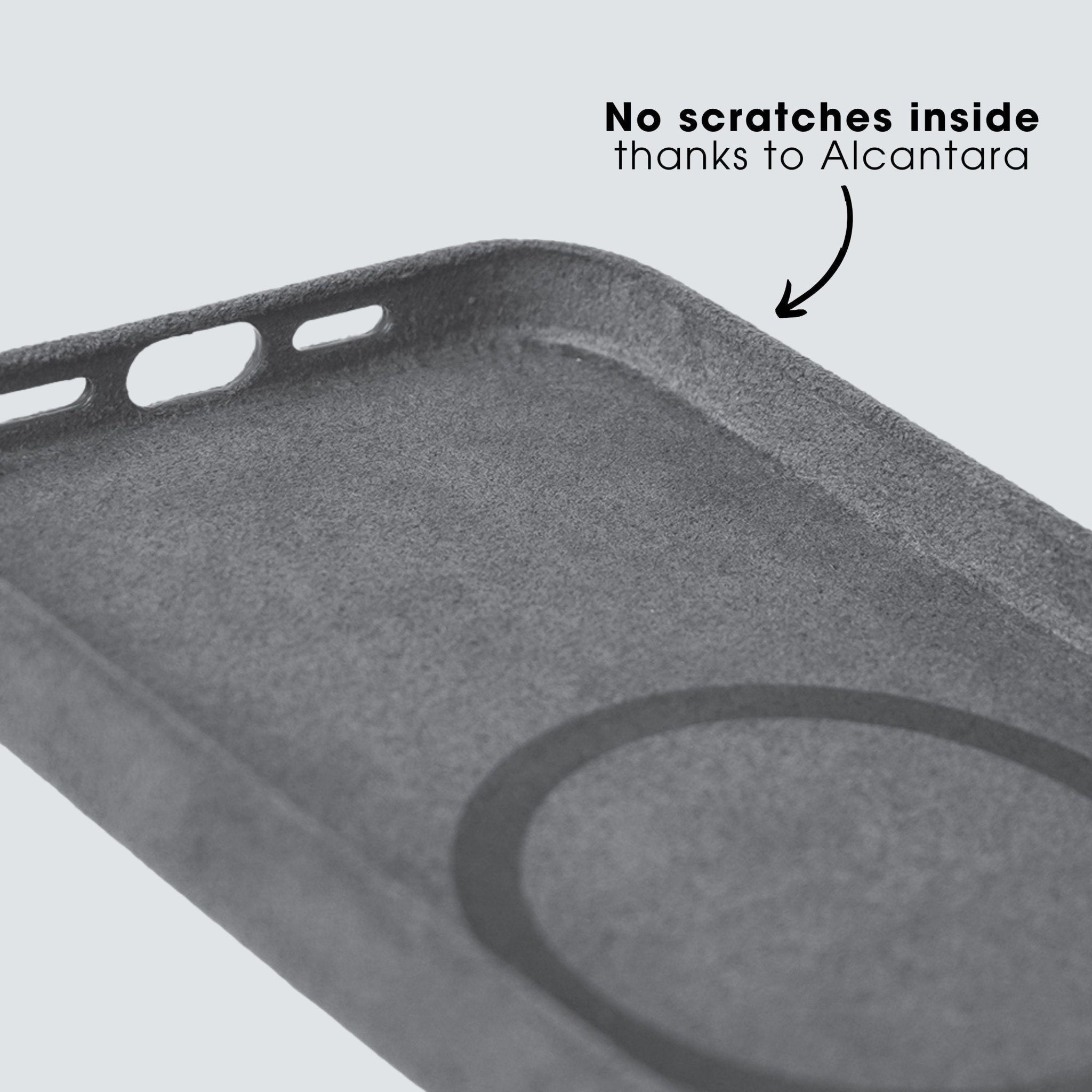 iPhone 13 Pro Max - Alcantara Case - Nardo Gray