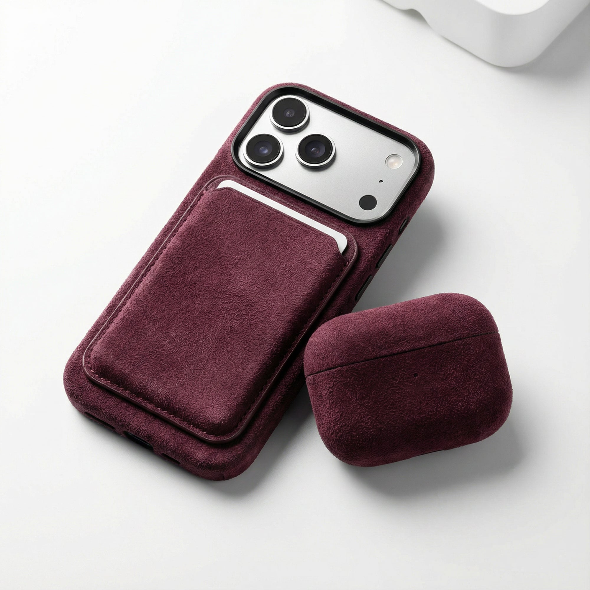 iPhone 17 Pro - Alcantara Case - Wine Red