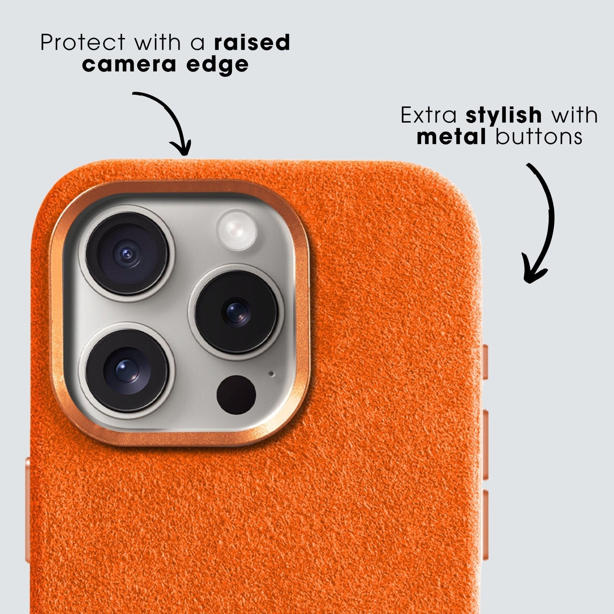 iPhone 13 Pro Max - Alcantara Case - Orange